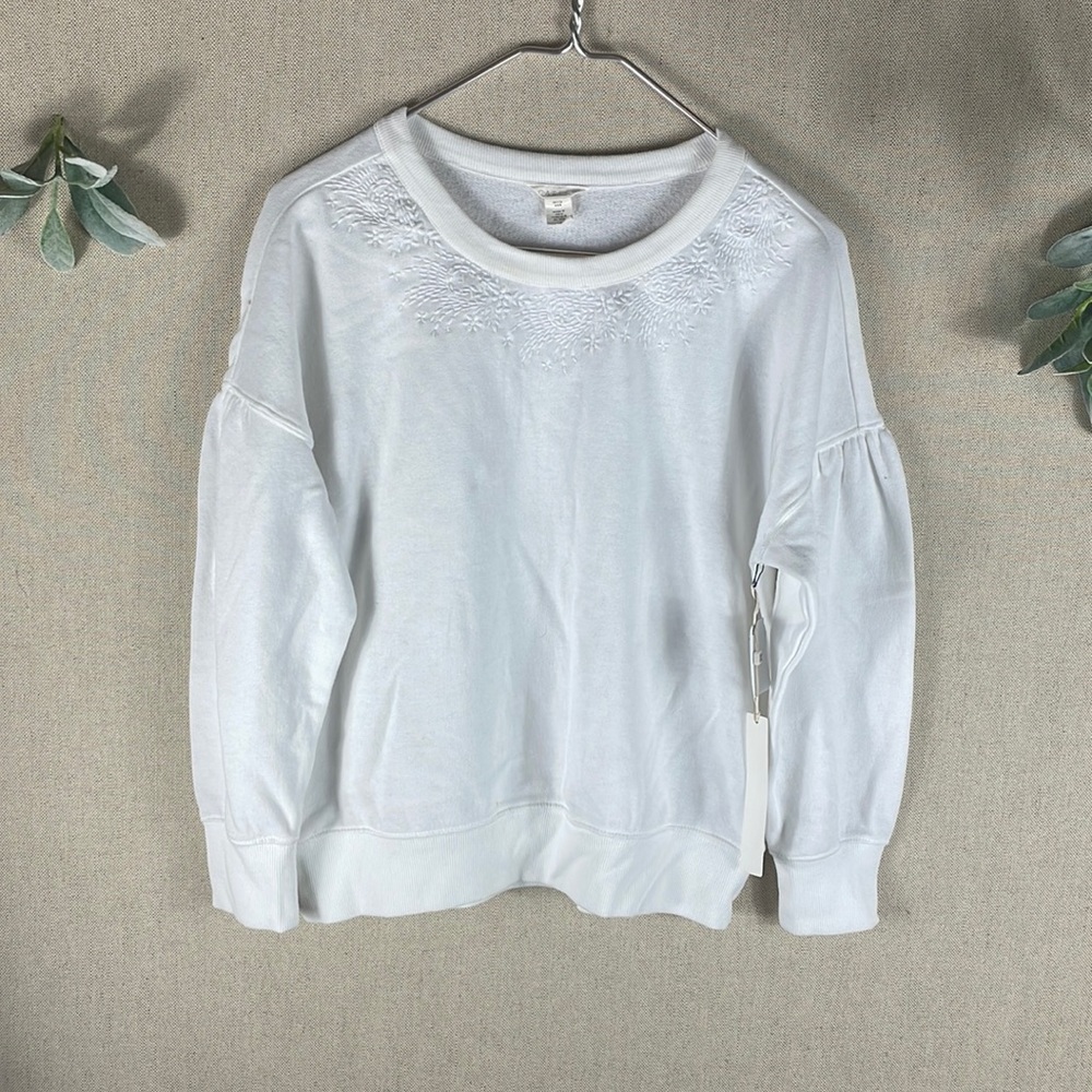 Caslon > New with Tags White Sweatshirt XXS Petite